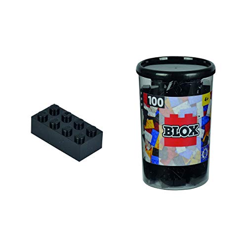 Blox - Bote de 100 Bloques, Color Negro (Simba 4118916)