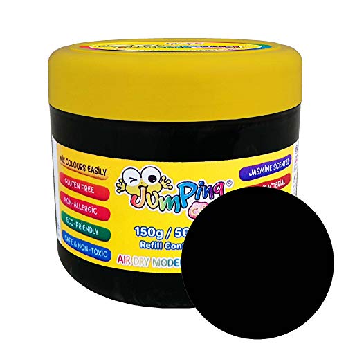BOTES DE 500ml / 150g - Negro - Arcilla JumpingClay