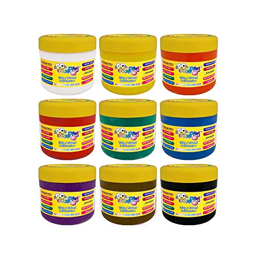 BOTES DE 500ml / 150g - Negro - Arcilla JumpingClay