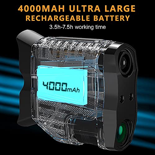 Braveking1 Prismáticos de Visión Nocturna, 8X Digital Zoom HD Infrarrojo Caza Binoculares con 4000mAh Batería Incorporada, Tomar Fotos/Videopara la Seguridad del de Caza de Adultos, 32GB Tarjeta