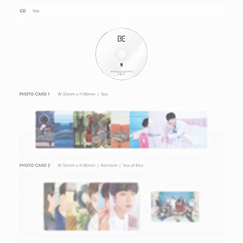 BTS ESSENTIAL EDITION ALBUM - [ BE / Essential Edition ver. ] CD + Photo Book + Photo Cards + Polaroid + Poster(On pack) + FREE GIFT