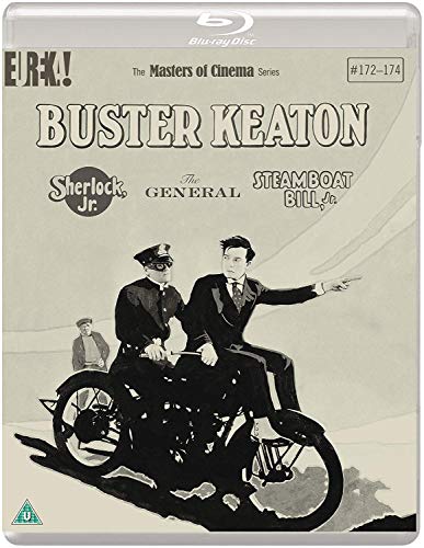 BUSTER KEATON: SHERLOCK JR., THE GENERAL and STEAMBOAT BILL, JR. (Masters of Cinema) Blu-ray STANDARD EDITION REISSUE [Blu-ray]