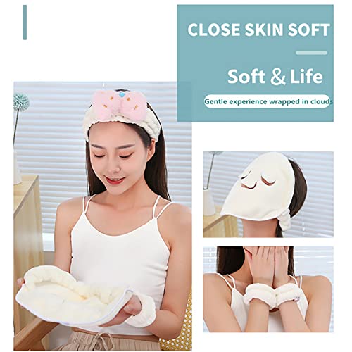 BXYC Reusable Face Towel Mask, Cold Hot Compress Mask, Facial Steamer Towel, Mask Towel, Face Towel Mask, Face Towels Skincare, Coral Fleece Hot Compress Towel for Women Girls (B)
