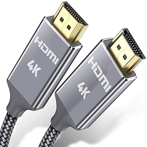 Cable HDMI 4K 3 Metros, 2.0 Cable HDMI de Alta Velocidad soporta 4K Ultra HD, Ethernet，3D,2160P, 1080P,BLU-Ray,TV, Playstation PS3,PS4, HDTV,Arco,HDCP 2.2,HDR