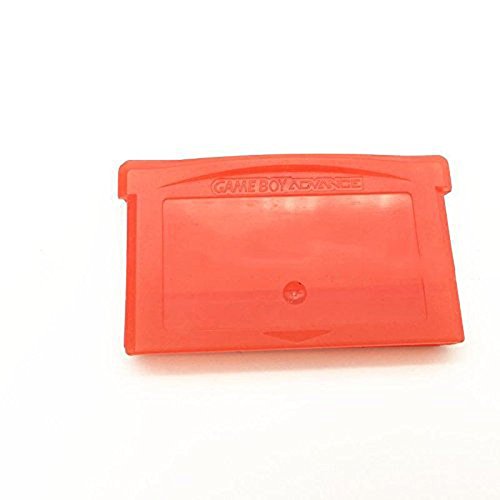 Caja de almacenamiento para tarjetas GameBoy Advance GBA, GBA SP, GBM, NDS y NDSL con tornillo, color rojo