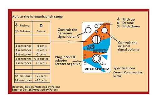 Caline CP-36 Palanca de cambio de paso de inmersión grande