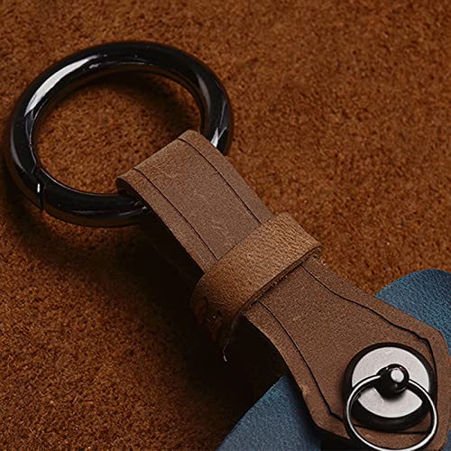 Car Keychain Cover Smart Leather Key Case Key Cover,Fit For Chevrolet Blazer Bolt Camaro Cruze Equinox Malibu Sonic Spark Traverse Trax Volt