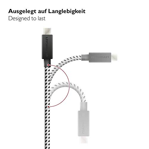 Cargador Mando de Carga Rápida 2 Cables para PS5 USB Tipo C 4 metros Lioncast para Sony PlayStation 5 | USB Cable Tipo C Mando Ps5 Dual Sense | Cable Cargador PS5 Nylon Trenzado
