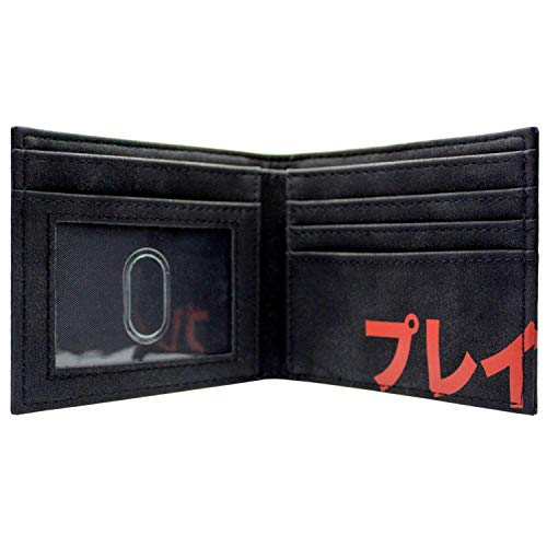 Cartera de PS1 Playstation Logo Estilo Japones Negro