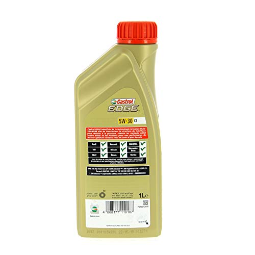Castrol 5W30 C3 Edge Titanium - Aceite de motor sintetico, 1 L