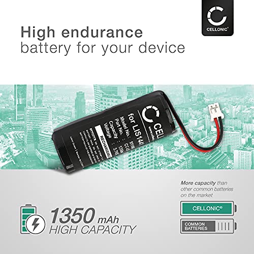 CELLONIC® 2X Batería de Repuesto LIS1441 para Sony PS3 / PS4 Move Motion Controller, Playstation Move, 1350mAh LIS1441, Accu de Larga duración