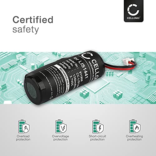 CELLONIC® 2X Batería de Repuesto LIS1441 para Sony PS3 / PS4 Move Motion Controller, Playstation Move, 1350mAh LIS1441, Accu de Larga duración
