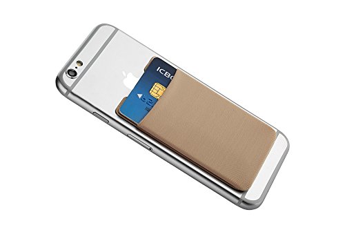 Cerbery - Soporte para Tarjeta de teléfono Inteligente - Estuche Celular Auricular - Compatible con Apple iPhone Samsung Galaxy (Negro)