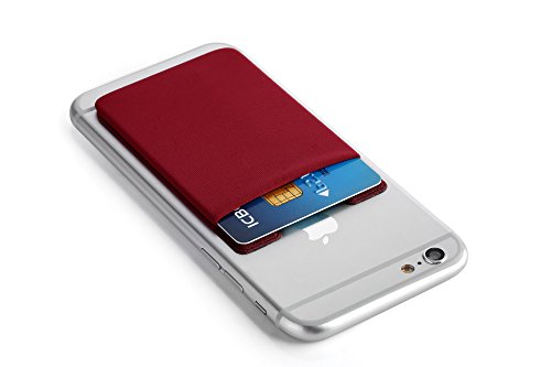 Cerbery - Soporte para Tarjeta de teléfono Inteligente - Estuche Celular Auricular - Compatible con Apple iPhone Samsung Galaxy (Negro)