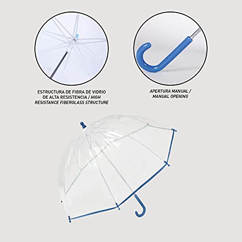 Cerdá 2400000476 Paraguas, Rosa (Rosa 001), One Size (Tamaño del Fabricante:Única) para Niños