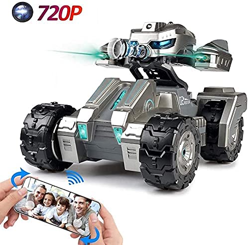 Children's Adult Remote Control Combat Car with HD FPV Camera AR Mode Robot Car Drifting Wireless Remote Control Stunt Car Electric 2.4G Remote Control Toy Car