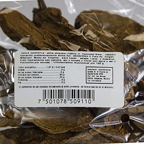 Chile Chipotle seco - 100g