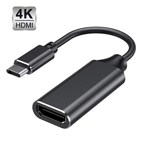 Clong01 Duradero USB Tipo C Adaptador de Cable a HDMI 4k 30Hz USB 3.1 Adaptador de HDMI A Macho a Hembra convertidor for Huawei Mate Ordenador PC TV Displa para BLU-Ray/TV Box/HDTV