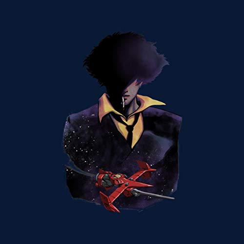 Cloud City 7 Cowboy Bebop Space Cowboy Silhouette and Ship Men's Hooded Sweatshirt