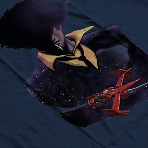 Cloud City 7 Cowboy Bebop Space Cowboy Silhouette and Ship Men's Hooded Sweatshirt