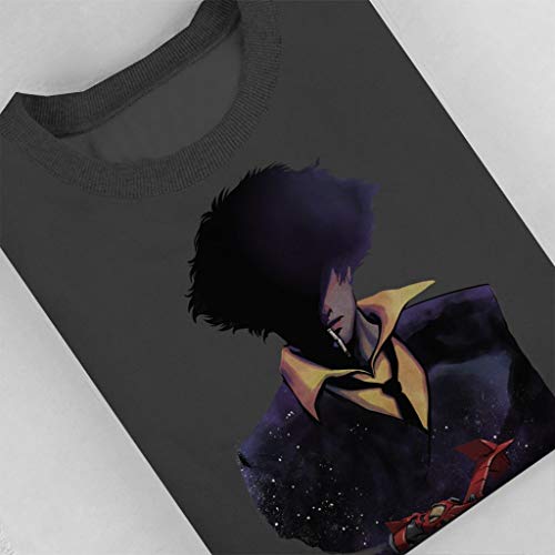 Cloud City 7 Cowboy Bebop Space Cowboy Silhouette and Ship Men's Sweatshirt