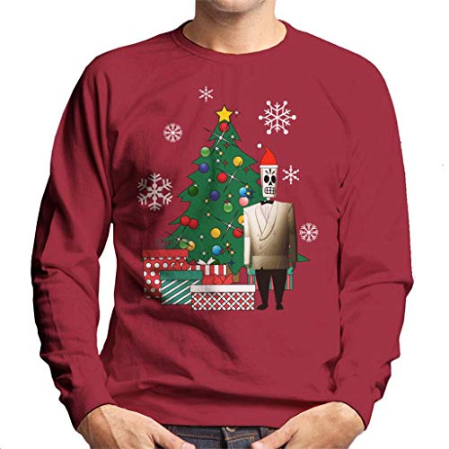 Cloud City 7 Manny Calavera Around The Christmas Tree Men's Sweatshirt