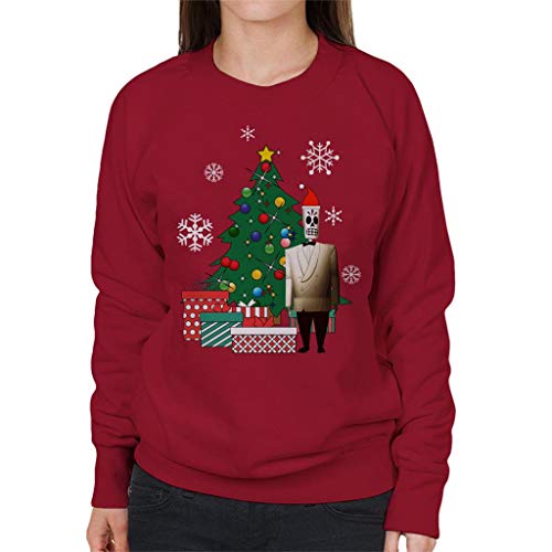 Cloud City 7 Manny Calavera Around The Christmas Tree Women's Sweatshirt