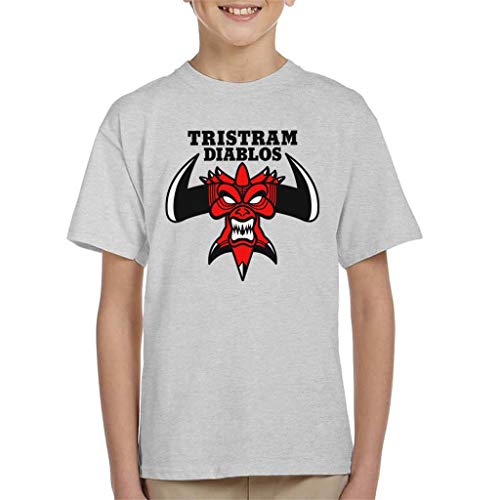 Cloud City 7 Tristram Diablos Kid's - Camiseta Heather Grey XS (3- 4 Años)