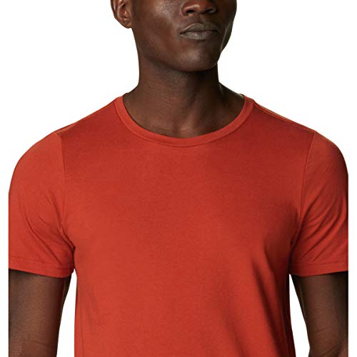 Columbia Camiseta de Manga Corta para Hombre Rapid Ridge II Dark Sienna Summit Seeker S