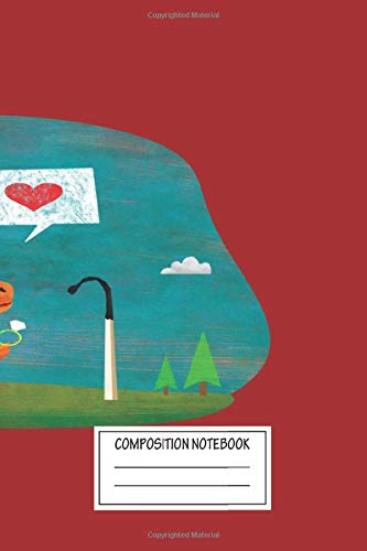 Composition Notebook: Gaming Charmander In Love Pokemon Art Wide Ruled Note Book, Diary, Planner, Journal for Writing