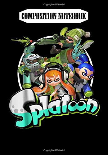 Composition Notebook: Nintendo Splatoon Inkling Squid Kids Logo Graphic, Journal 6 x 9, 100 Page Blank Lined Paperback Journal/Notebook