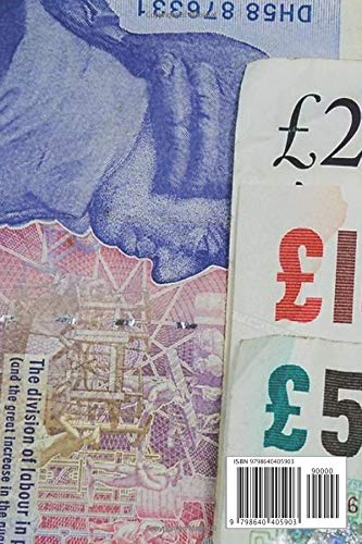 Composition Notebook: United Kingdom Five Ten And Twenty Pound Notes Composition Notebook, College ruled