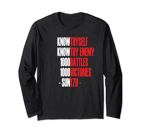 Conócate a ti mismo, conoce a tu enemigo - Sun Tzu cita Manga Larga