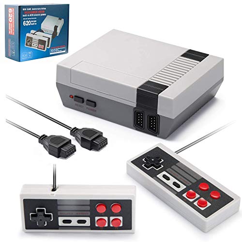 Consola de videojuegos retro clásica mini consolas de videojuegos con 620 juegos para juegos NES Handdle Gaming - salida AV (no OEM)