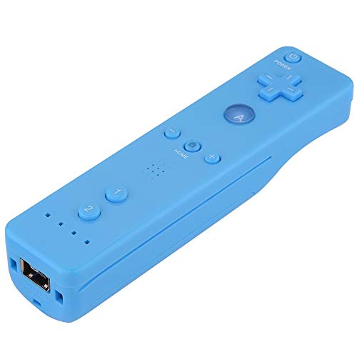 Controlador de Mango de Juego para Wii, Gamepad con Joystick analógico, función de detección triaxial, para Consola WiiU/Wii(Azul)