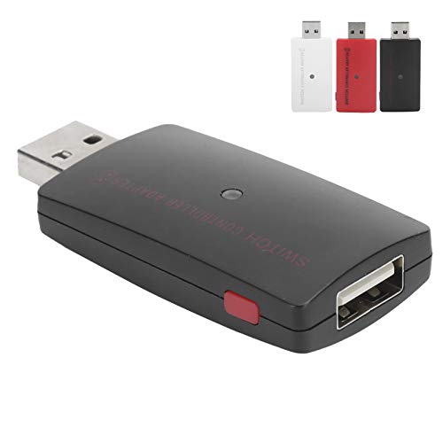 Convertidor de Controlador inalámbrico Bluetooth, convertidor de Controlador de Consola de Juegos PS4 Switch, Adecuado para Cambiar a Consola de Juegos PS4 / Ps3 / Playstation Pro/Xbox One (Negro)