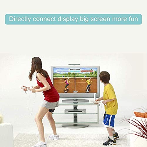 Convertidor Wii 2 a HDMI portátil, 720p / 1080P Salida de Alta Definición Adaptador de Audio y Video Plug & Play para Computadora Altavoz / Auricular