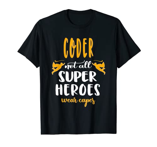 Cool Best Coder Diciendo Coder Camiseta