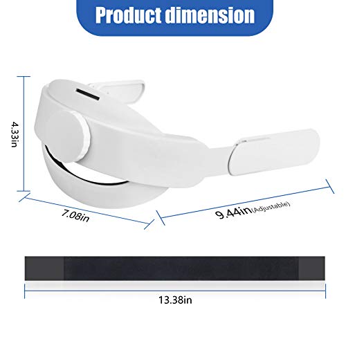 Correa de Cabeza Ajustable K5 para Oculus Quest 2,Cubierta de Silicona a Prueba de Sudor+Cubiertas de Controladores para Oculus Quest 2,Accesorios para Oculus Quest 2,Toque Cómodo