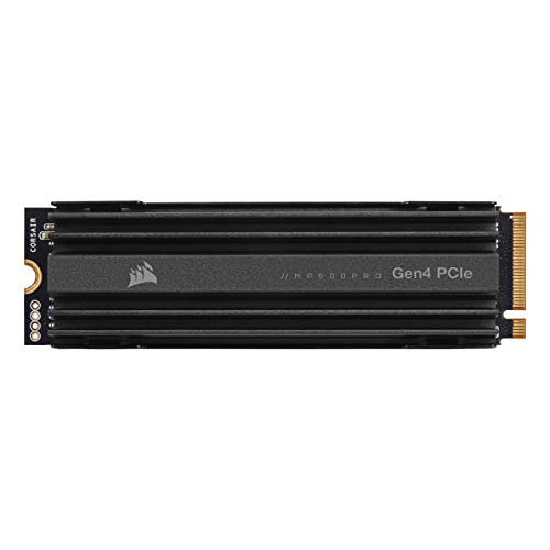 Corsair MP600 Pro SSD 1TB Disco Estado sólido, M.2 2280, NVMe, PCIe Gen. 4 x4, TLC NAND Alta Densidad, Velocidad de Lectura hasta 7.000 MB/s, Disipador de Calor de Aluminio