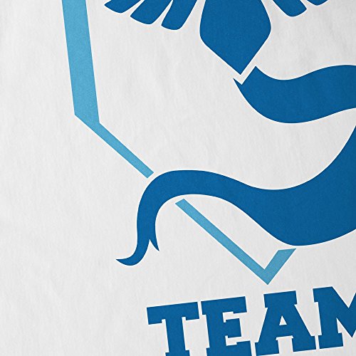 CottonCloud Team Azul Mystic Camiseta para Hombre T-Shirt Articuno, Talla:S, Color:Blanco