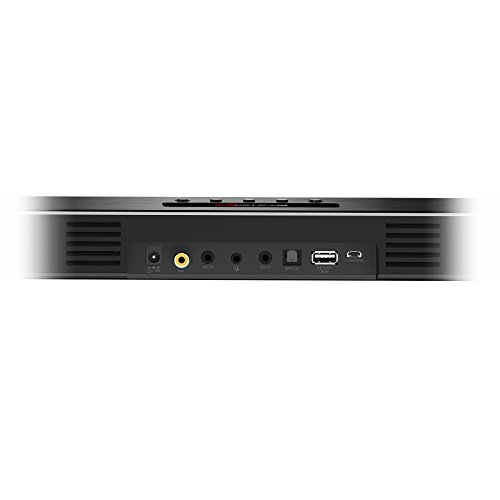 Creative Sound BlasterX Katana - Barra de sonido para juegos multicanal (Bluetooth, AUX-In, Headset out, Mic-in, Entrada óptica; USB para PC, PS4, PS4 Pro e PS4 Slim) color negro