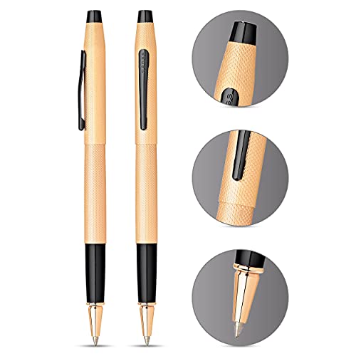 Cross Classic Century Brushed Rose Gold PVD Rollerball Pen