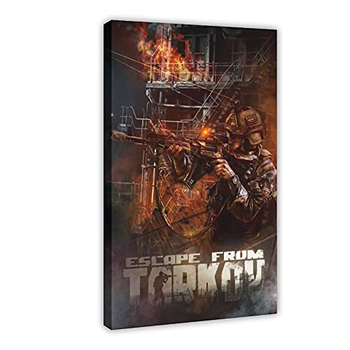 Cubierta clásica para juego popular de Tarkov 2 de Tarkov para decoración de pared, cuadros para carteles de sala de estar: 50 x 75 cm