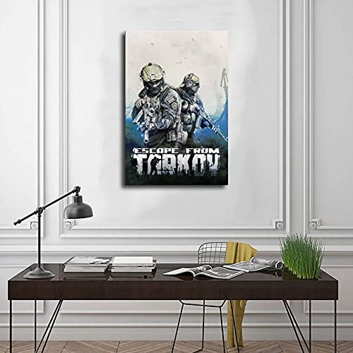 Cubierta clásica para juegos populares de escapar de Tarkov 1 para decoración de pared, cuadros para carteles de sala de estar, sin marco: 40 x 60 cm