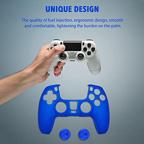 Cubierta Del Controlador PS5, Funda De Silicona PS5 Fundas Protectoras De La Piel Con Empuñaduras Para El Pulgar Joystick, Funda Protectora De Silicona Antideslizante Fundas Del Controlador PS5