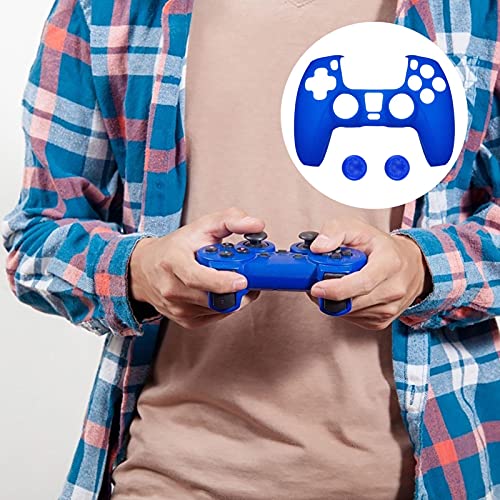 Cubierta Del Controlador PS5, Funda De Silicona PS5 Fundas Protectoras De La Piel Con Empuñaduras Para El Pulgar Joystick, Funda Protectora De Silicona Antideslizante Fundas Del Controlador PS5
