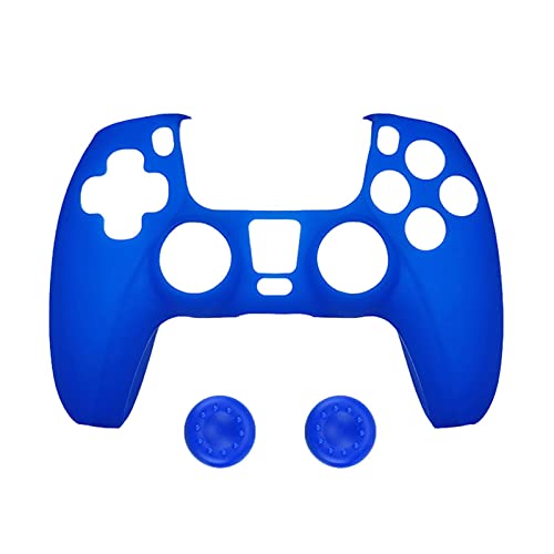 Cubierta Del Controlador PS5, Funda De Silicona PS5 Fundas Protectoras De La Piel Con Empuñaduras Para El Pulgar Joystick, Funda Protectora De Silicona Antideslizante Fundas Del Controlador PS5