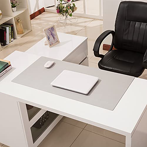 Cuero Alfombrilla De Ratón,Grande Juego Estera Del Escritorio,No-resbalón Cuero Desk Blotter,Impermeable Protector De Escritorio Para Portátil Computadora Pc-G 160x80cm(63x31inch)
