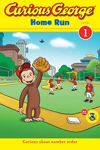 Curious George Home Run (CGTV Early Reader) (Curious George: Green Light Readers, Level 1)